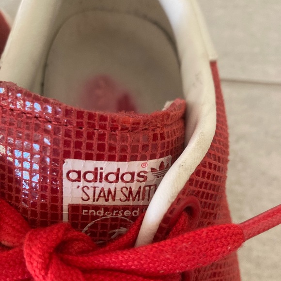 Adidas Stan Smiths in red ♥️♥️♥️♥️ - Picture 7 of 12